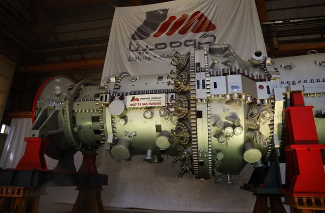 【行业动态】伊朗推出F级燃气轮机MGT-75